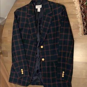 Pendleton plaid blazer